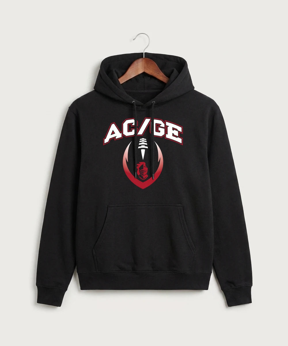 Alden-Conger-Glenville Emmons High School Football (Boys) - Black Hoodie Value