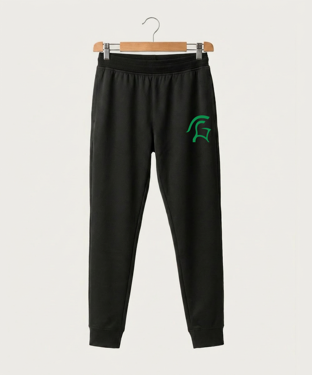 La Crescent High School Football (Boys) - Black Jogger - Left Leg