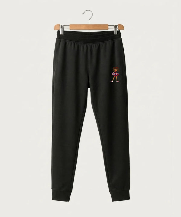 Independence High School Cheer Team - Black Jogger - Left Leg