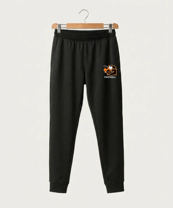 Giltner High School Football - Black Jogger - Left Leg