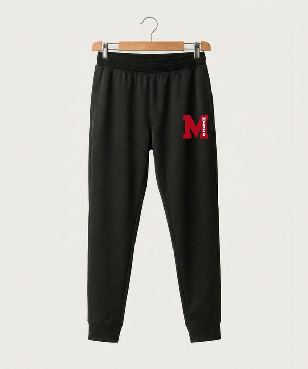 Mcgregor High School Football (Boys) - Black Jogger - Left Leg
