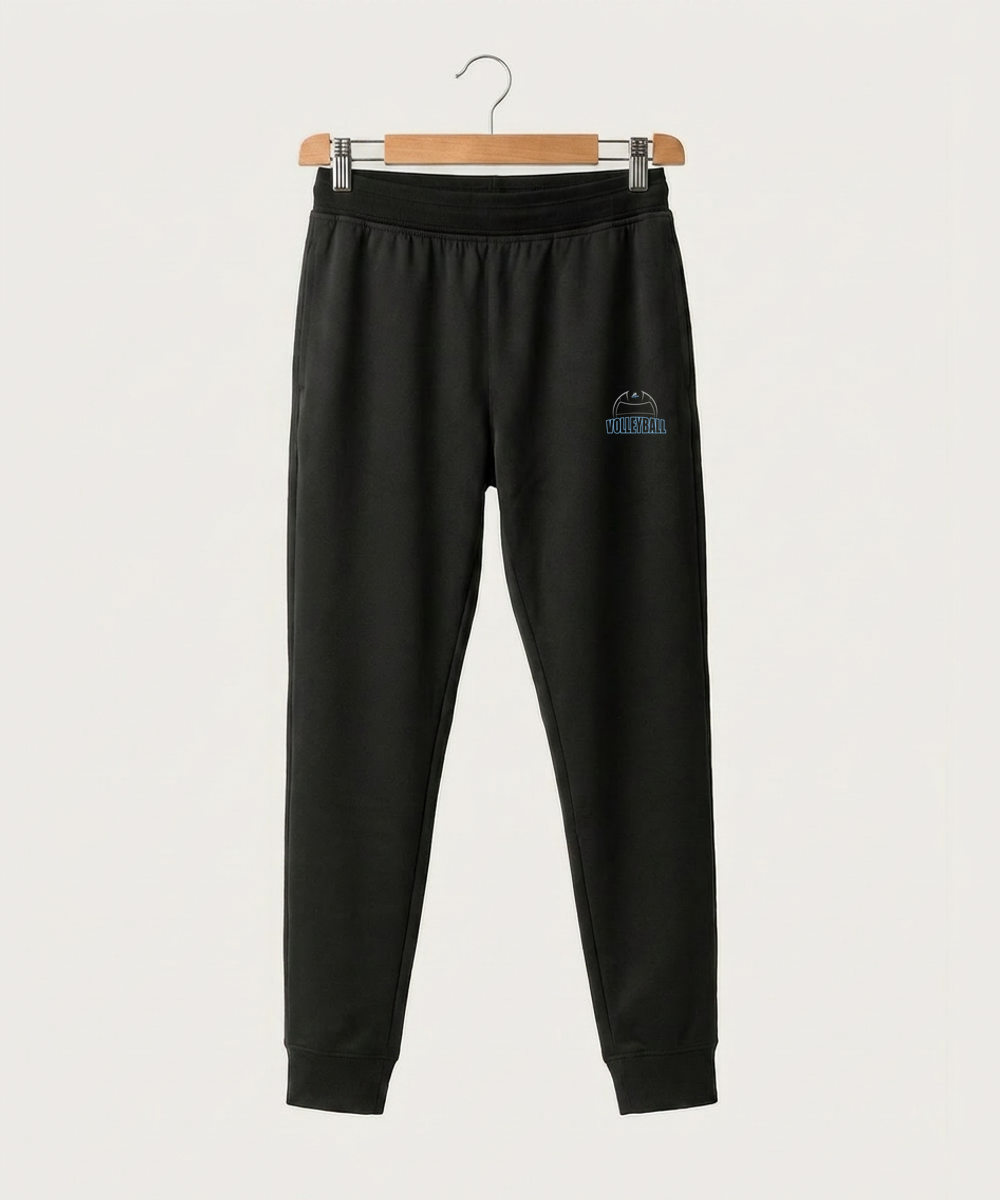 Long Prairie Grey Eagle High School Volleyball (Girls) - Black Jogger - Left Leg