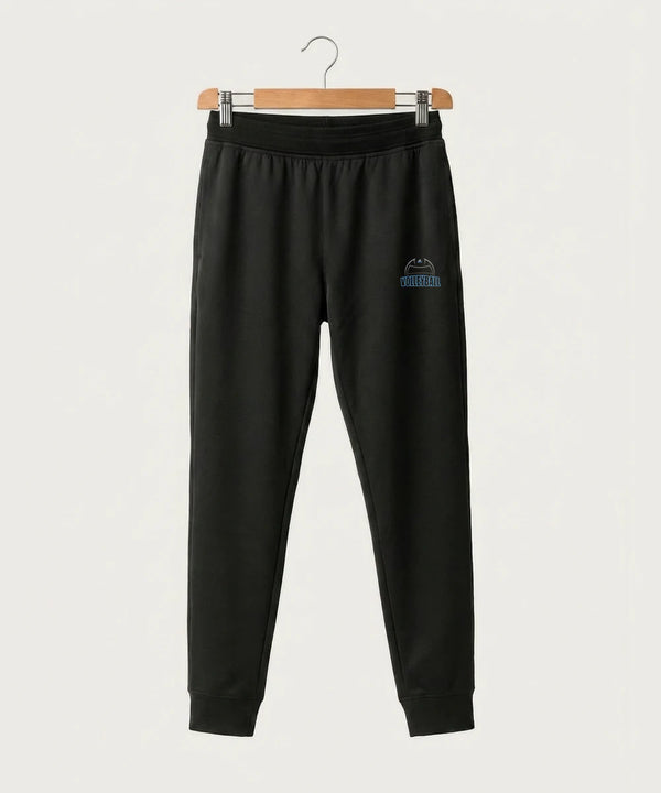 Long Prairie Grey Eagle High School Volleyball (Girls) - Black Jogger - Left Leg