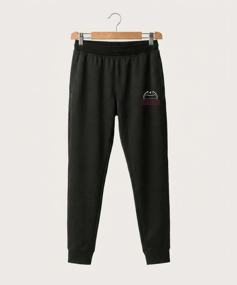 Triton High School Volleyball (Girls) - Black Jogger - Left Leg