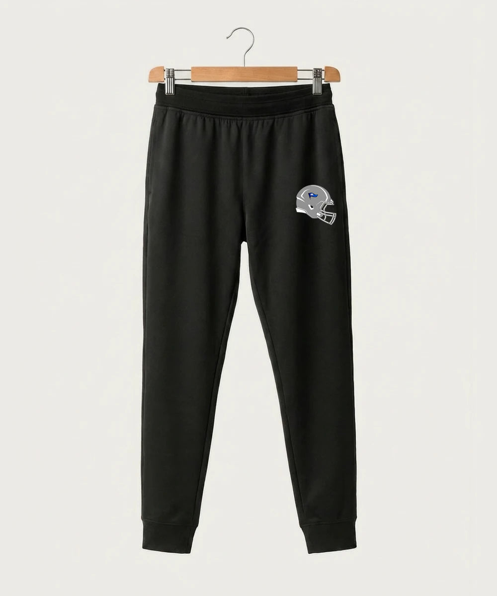 Red Lake County Central Football (Boys) - Black Jogger - Left Leg