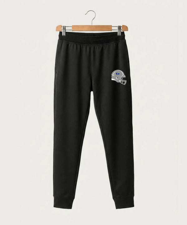 Red Lake County Central Football (Boys) - Black Jogger - Left Leg