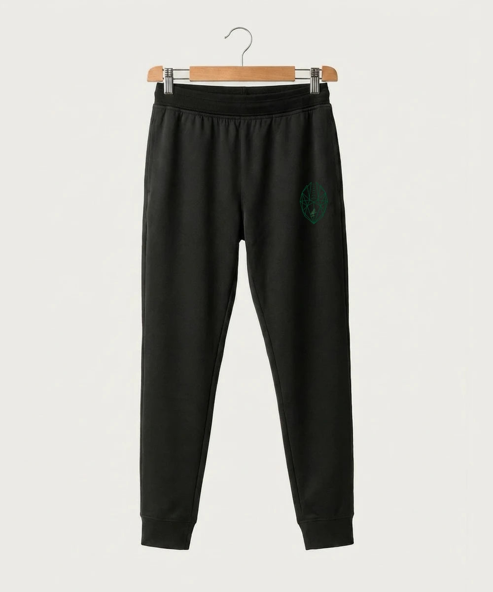 DC Everest High School Football - Black Jogger - Left Leg