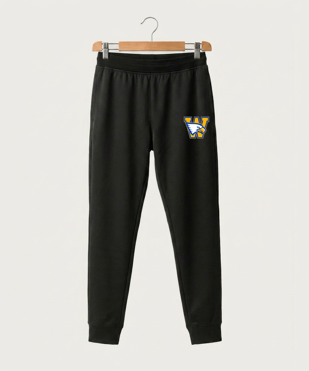 Windom Area High School Volleyball (Girls) - Black Jogger - Left Leg