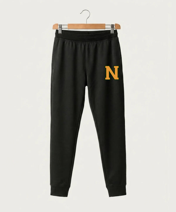 Nevis High School Volleyball (Girls) - Black Jogger - Left Leg