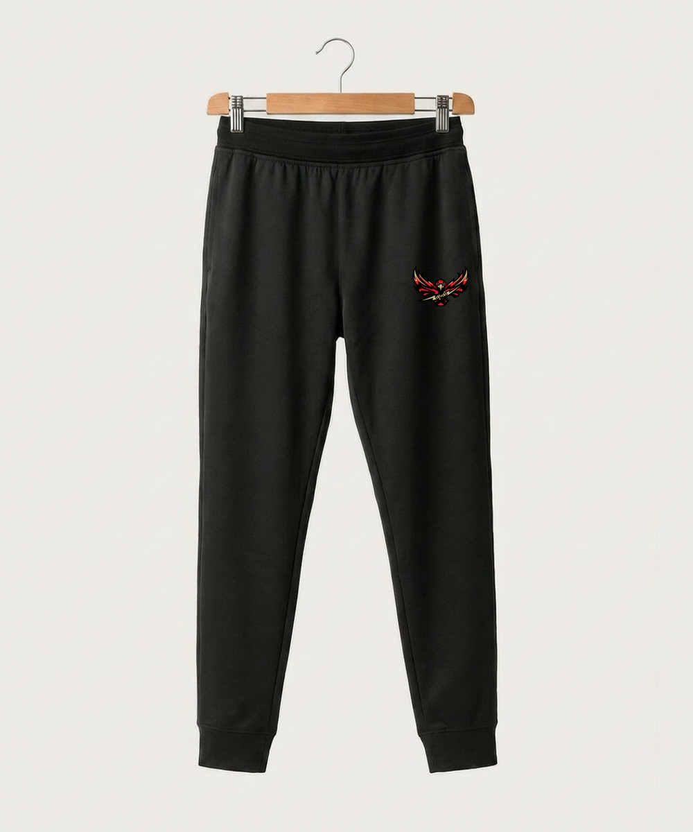 Gfw High School Football (Boys) - Black Jogger - Left Leg