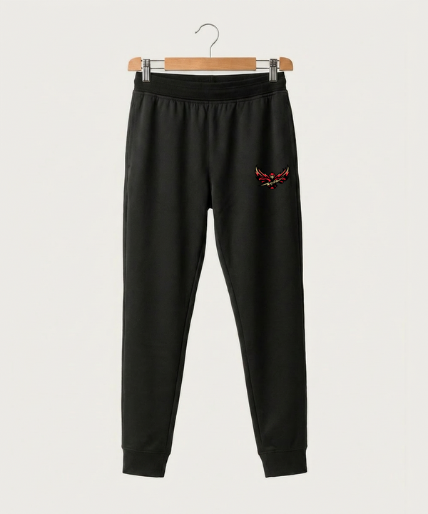 Gfw High School Football (Boys) - Black Jogger - Left Leg