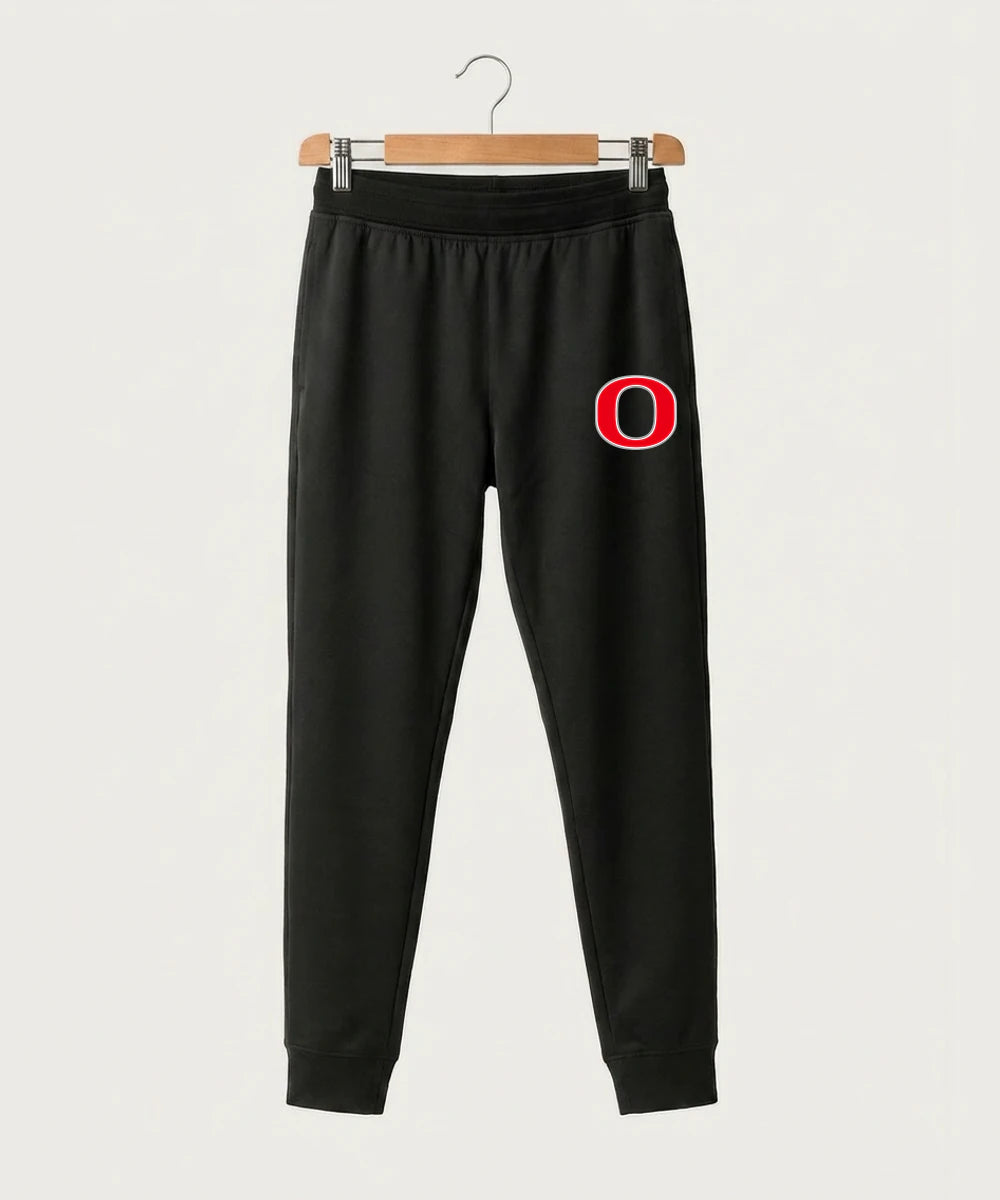 Osakis High School Athletics Coed - Black Jogger - Left Leg