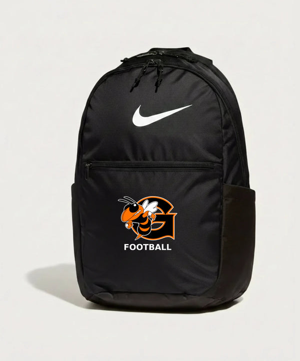 Giltner High School Football - Black Nike Brasilia Medium Backpack NKDH7709