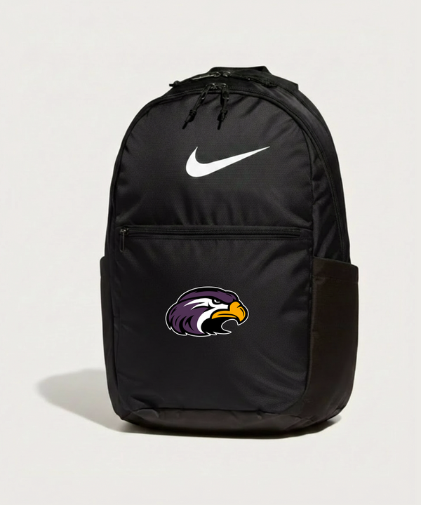Montevideo High School Football (Boys) - Black Nike Brasilia Medium Backpack NKDH7709