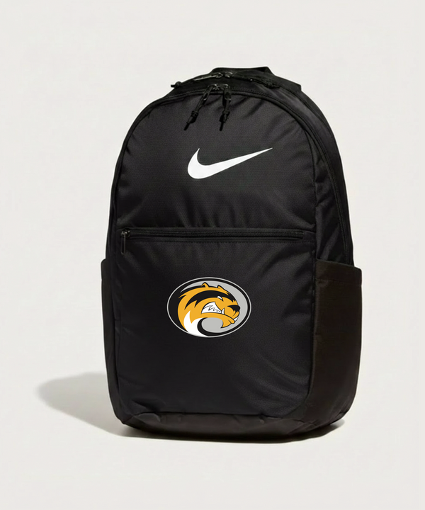 Sibley East High School Football (Boys) - Black Nike Brasilia Medium Backpack NKDH7709