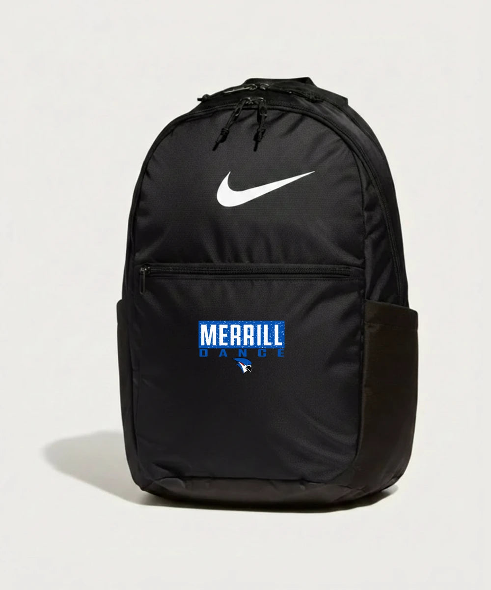 Merrill Dance and Cheer - Black Nike Brasilia Medium Backpack NKDH7709