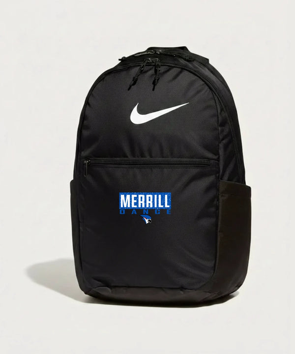 Merrill Dance and Cheer - Black Nike Brasilia Medium Backpack NKDH7709