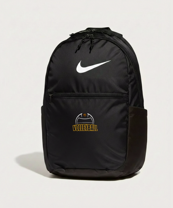 Fargo South High School Volleyball (Girls) - Black Nike Brasilia Medium Backpack NKDH7709