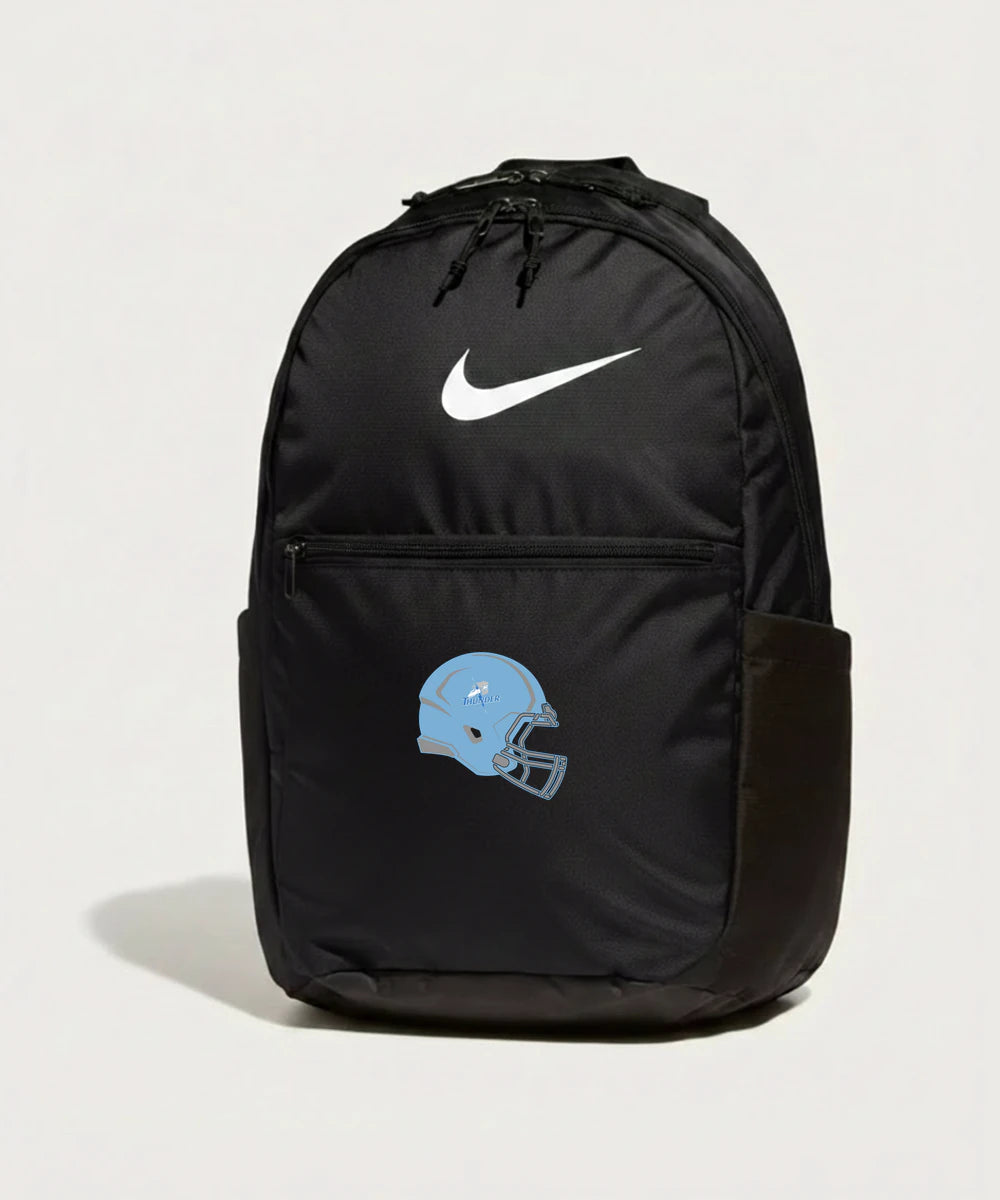 Long Prairie Grey Eagle High School Football (Boys) - Black Nike Brasilia Medium Backpack NKDH7709