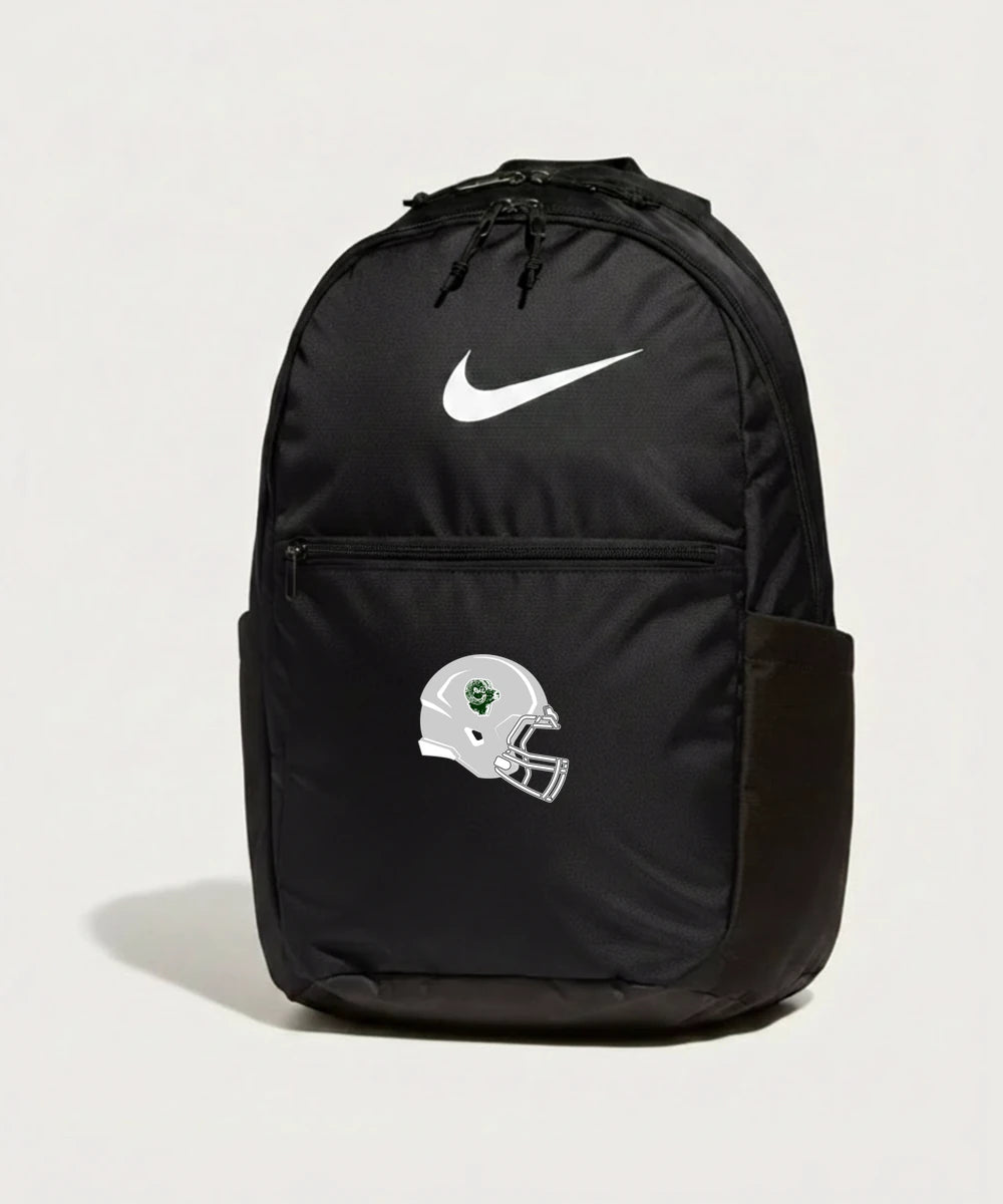 Roseau High School Football (Boys) - Black Nike Brasilia Medium Backpack NKDH7709
