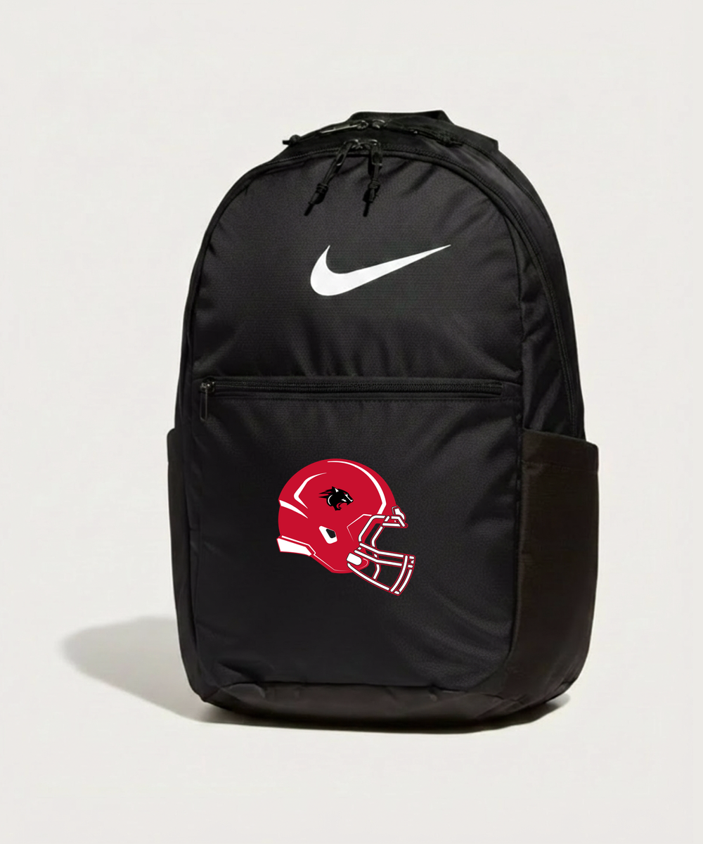 Nrheg Panthers High School Football (Boys) - Black Nike Brasilia Medium Backpack NKDH7709