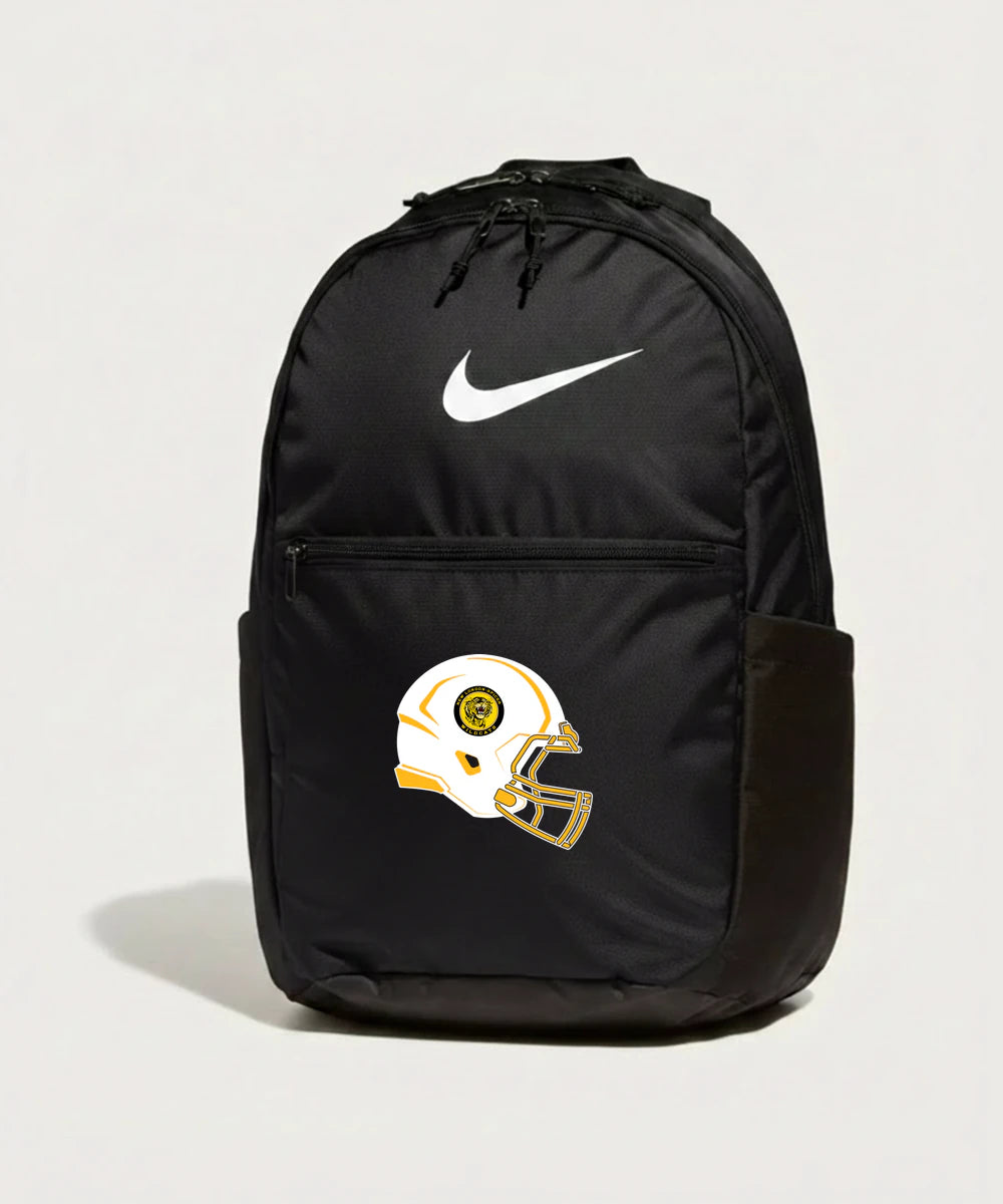 New London Spicer High School Football (Boys) - Black Nike Brasilia Medium Backpack NKDH7709