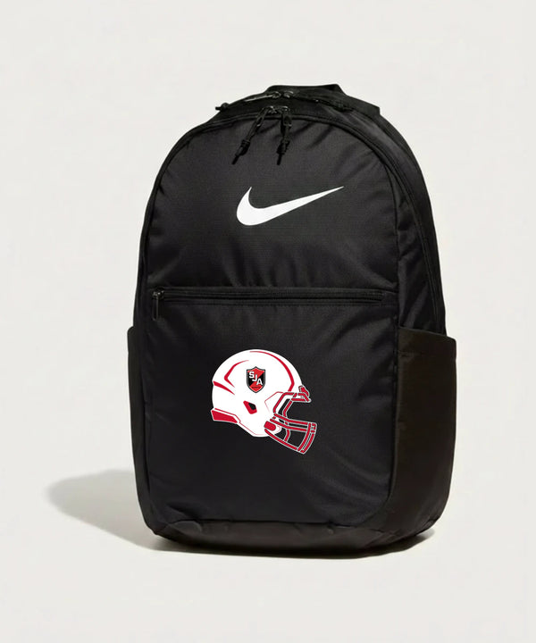 Saint James High School Football (Boys) - Black Nike Brasilia Medium Backpack NKDH7709