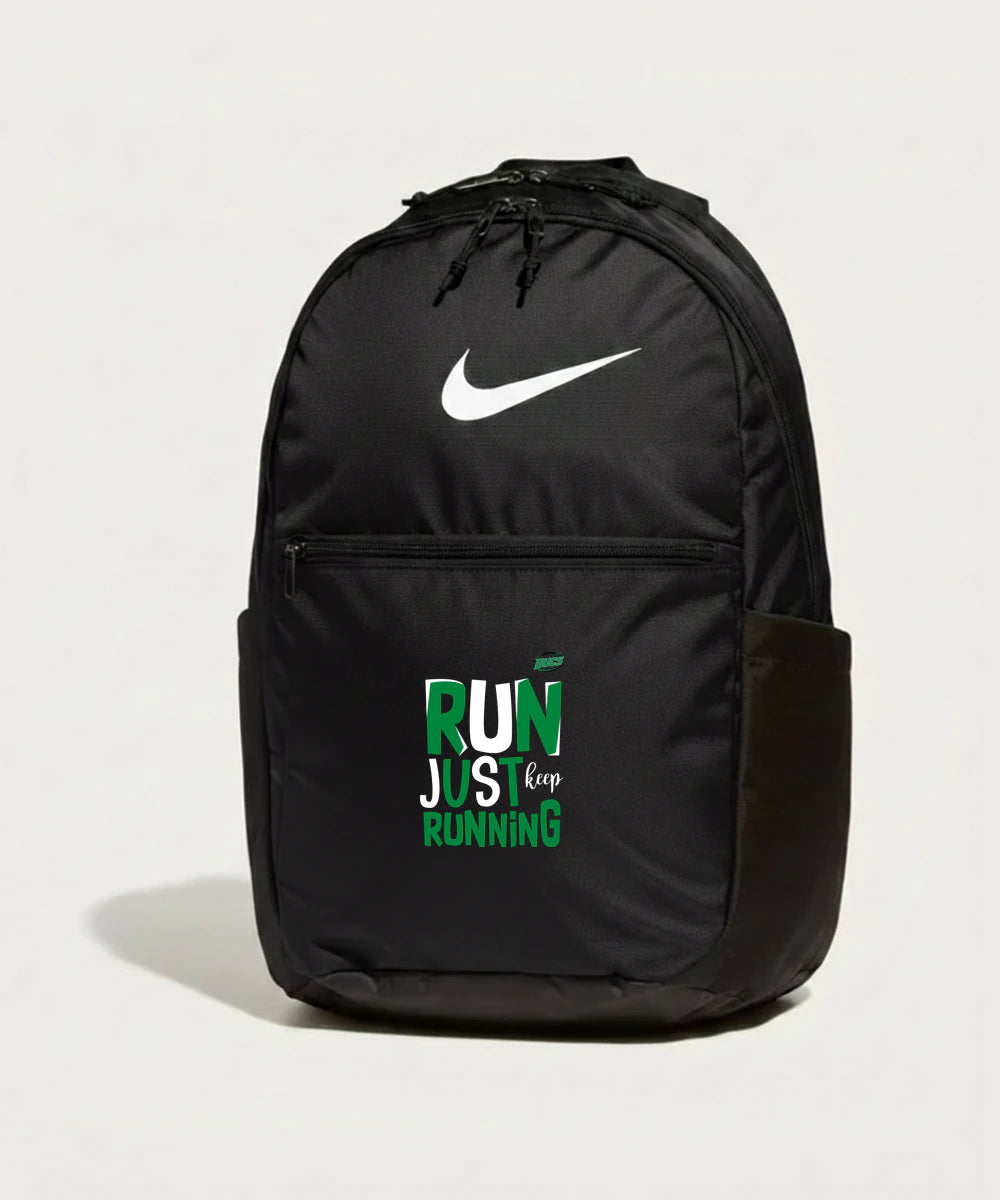 Waterville-Elysian-Morristown High School Football (Boys) - Black Nike Brasilia Medium Backpack NKDH7709