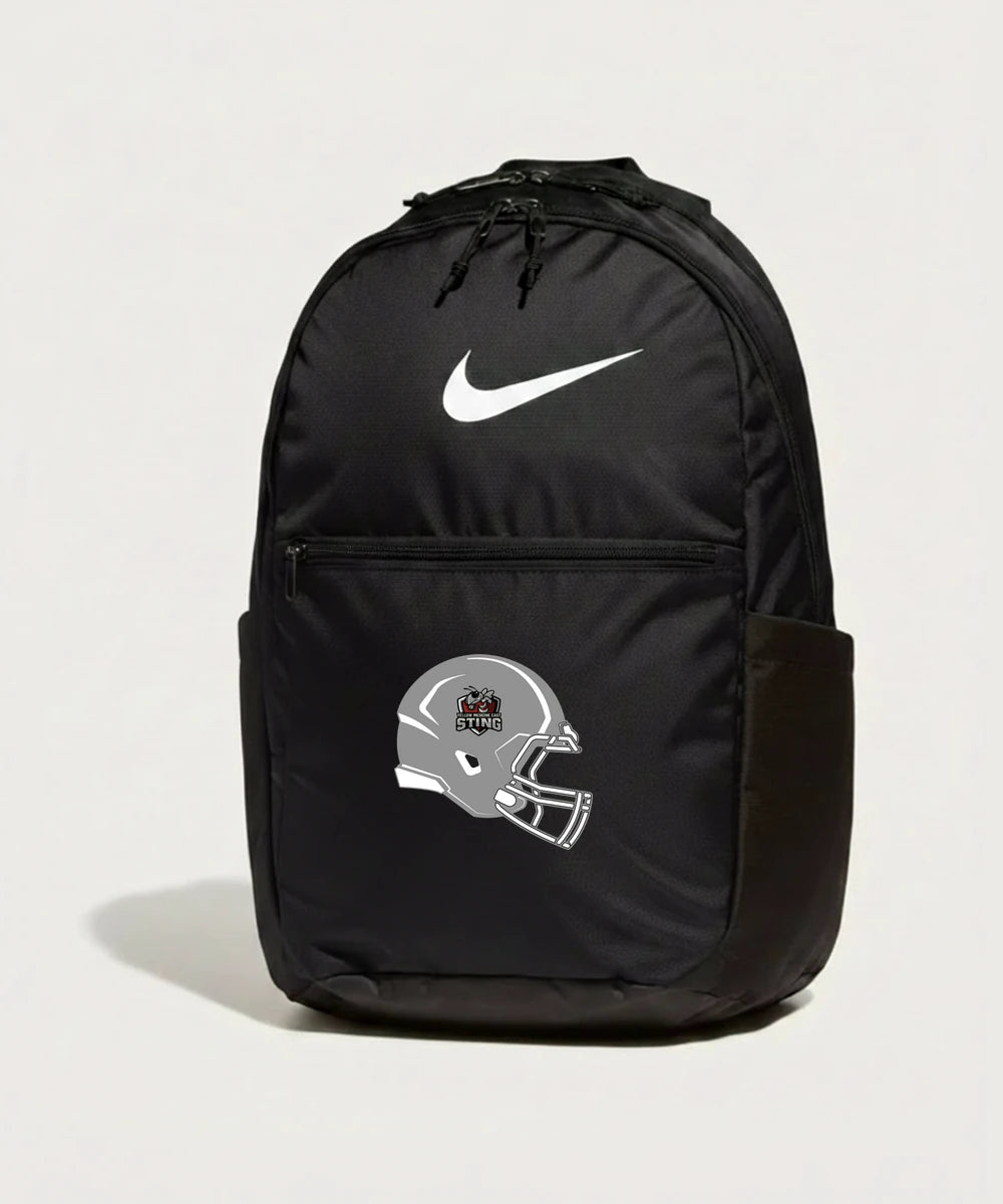 Yellow Medicine East High School Football (Boys) - Black Nike Brasilia Medium Backpack NKDH7709