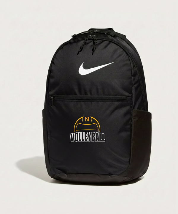 Nevis High School Volleyball (Girls) - Black Nike Brasilia Medium Backpack NKDH7709