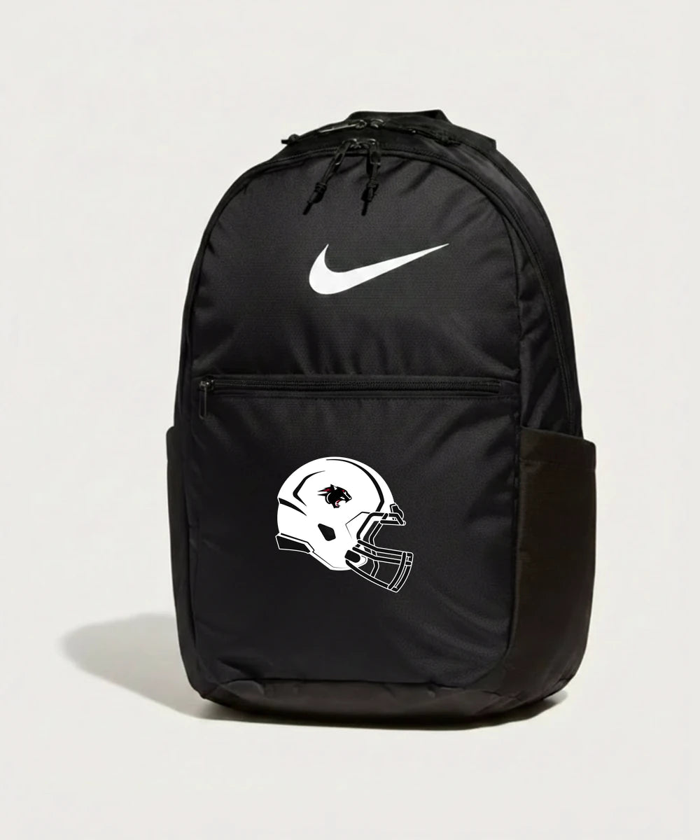 Nrheg Panthers High School Football (Boys) - Black Nike Brasilia Medium Backpack NKDH7709