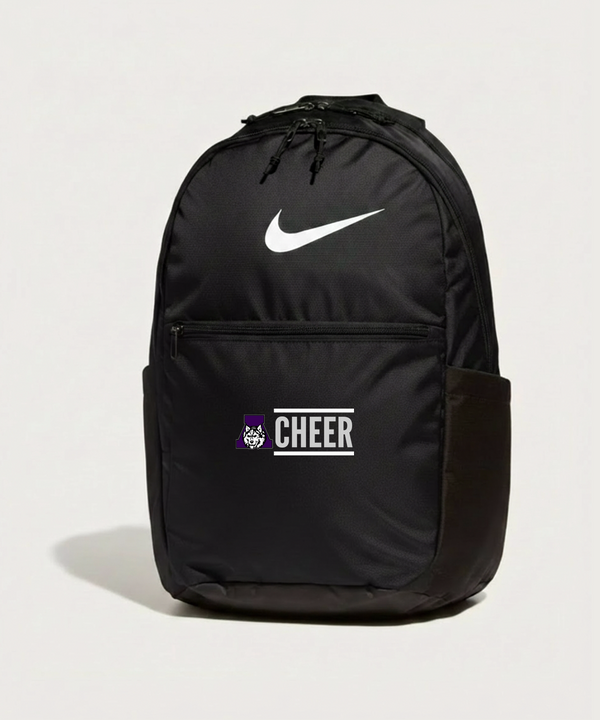 Albany High School Cheerleading - Black Nike Brasilia Medium Backpack NKDH7709