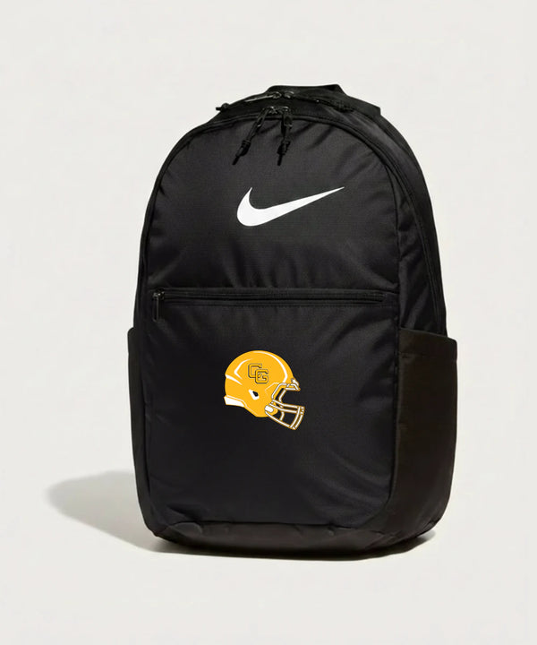 Clearbrook Gonvick High School Football (Boys) - Black Nike Brasilia Medium Backpack NKDH7709