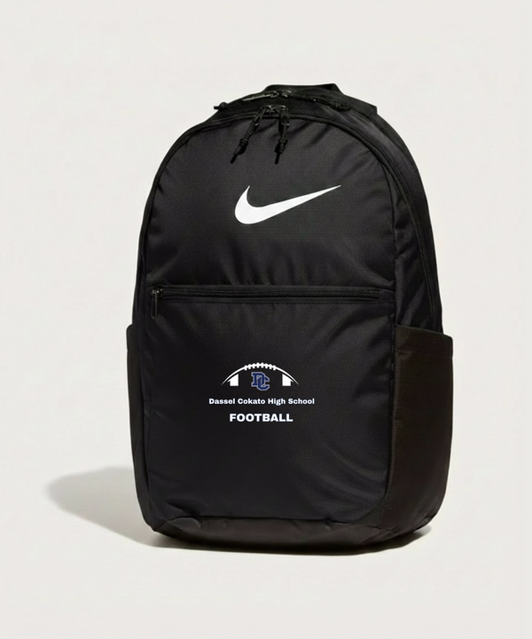 Dassel Cokato High School Football (Boys) - Black Nike Brasilia Medium Backpack NKDH7709