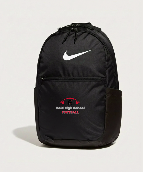 Bold High School Football (Boys) - Black Nike Brasilia Medium Backpack NKDH7709