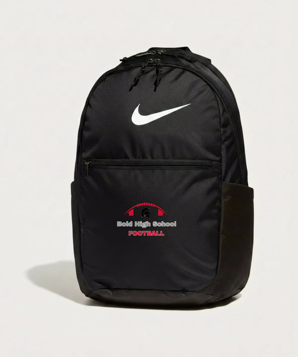 Bold High School Football (Boys) - Black Nike Brasilia Medium Backpack NKDH7709