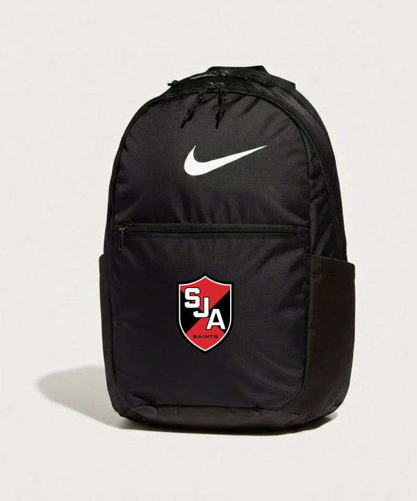 Saint James High School Football (Boys) - Black Nike Brasilia Medium Backpack NKDH7709