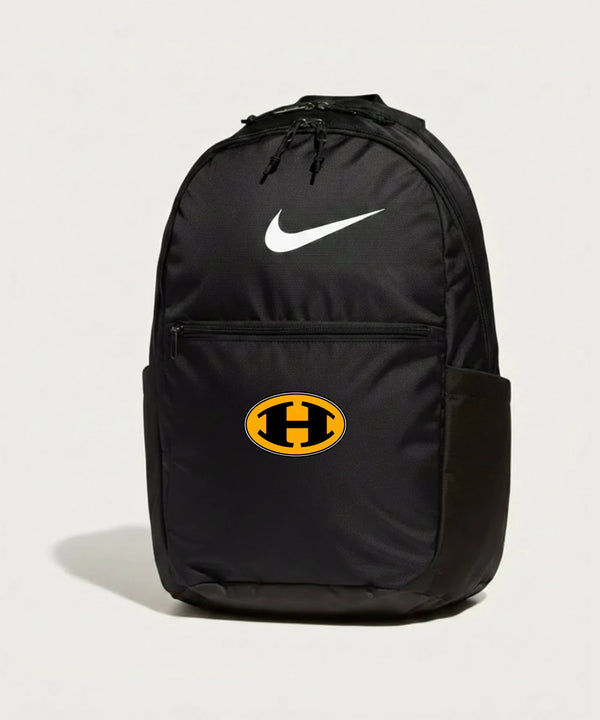 Hutchinson High School Football (Boys) - Black Nike Brasilia Medium Backpack NKDH7709