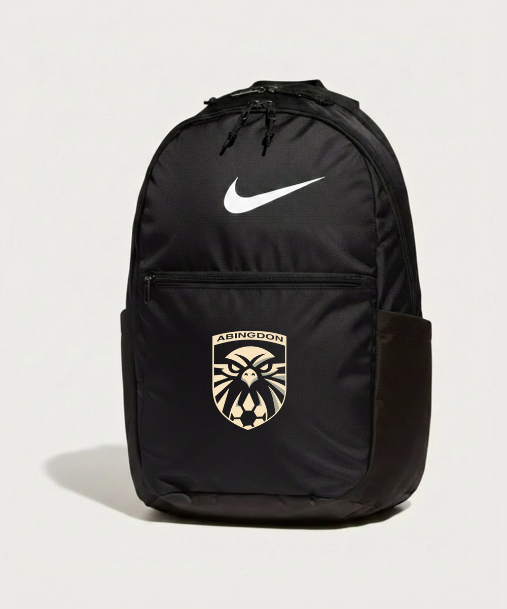 Abingdon High School Football (Boys) - Black Nike Brasilia Medium Backpack NKDH7709
