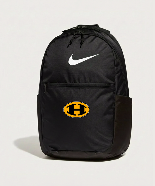 Hutchinson High School Football (Boys) - Black Nike Brasilia Medium Backpack NKDH7709