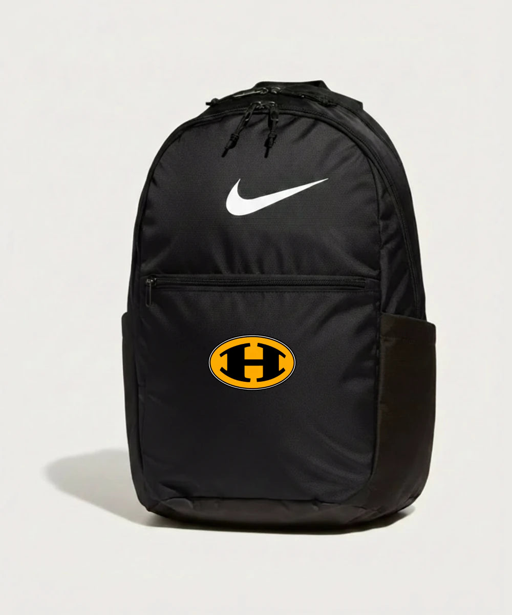 Hutchinson High School Football (Boys) - Black Nike Brasilia Medium Backpack NKDH7709
