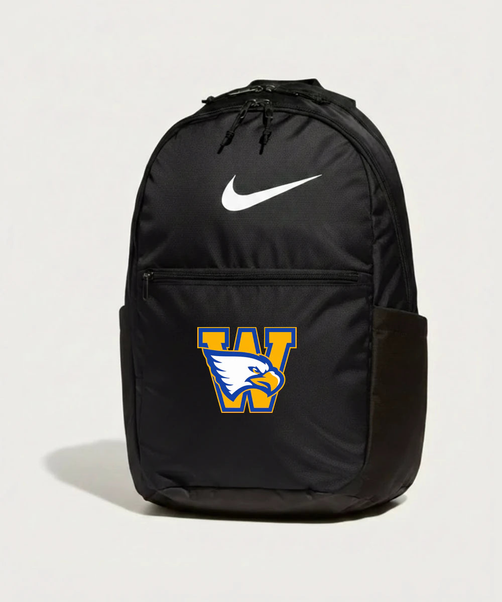 Windom Area High School Football (Boys) - Black Nike Brasilia Medium Backpack NKDH7709