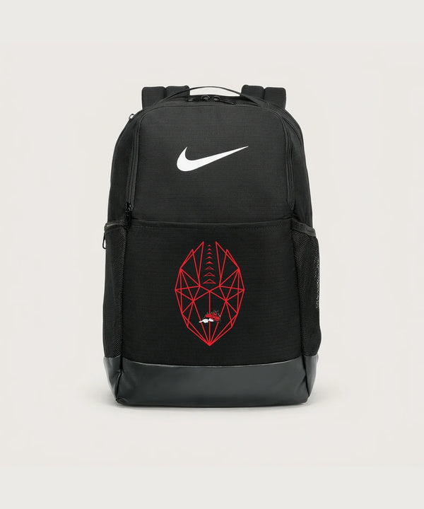Fulton High School Football (Boys) - Black Nike Brasilia Medium Backpack NKDH7709