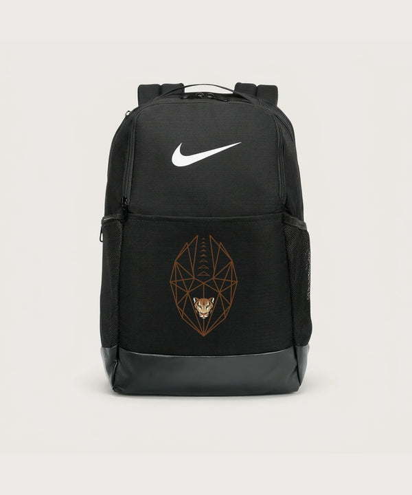 Ada Borup High School Football (Boys) - Black Nike Brasilia Medium Backpack NKDH7709