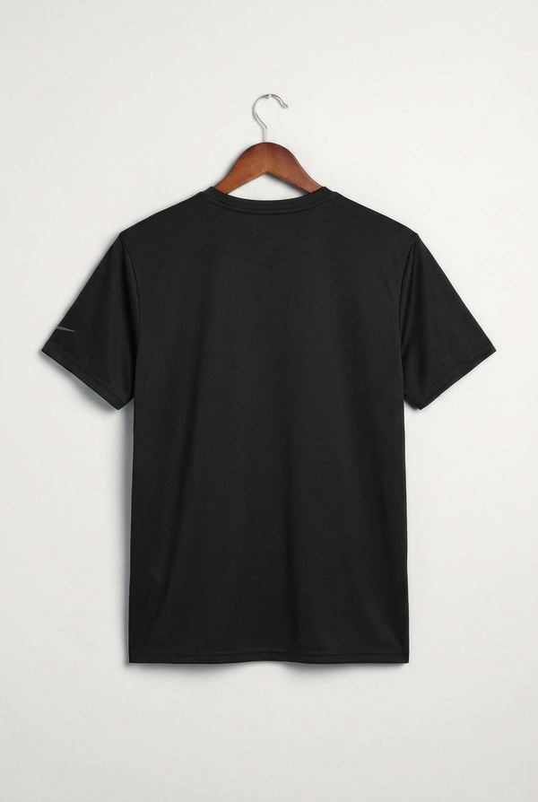 Hancock High School Football (Boys) - Black Nike Swoosh Sleeve rLegend Tee NKDX8730 (back)