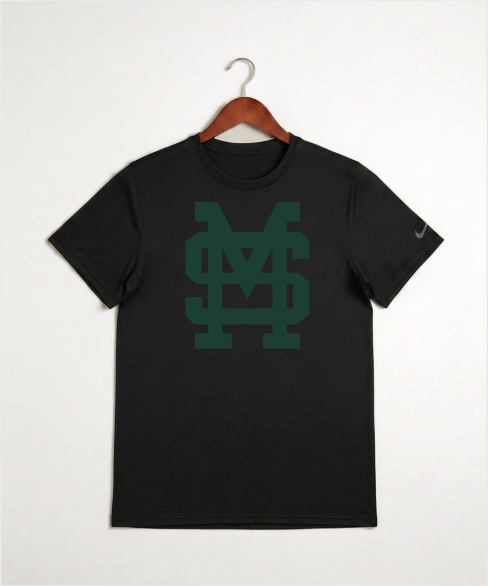 Sleepy Eye St. Mary's High School Athletics Coed - Black Nike Swoosh Sleeve rLegend Tee NKDX8730
