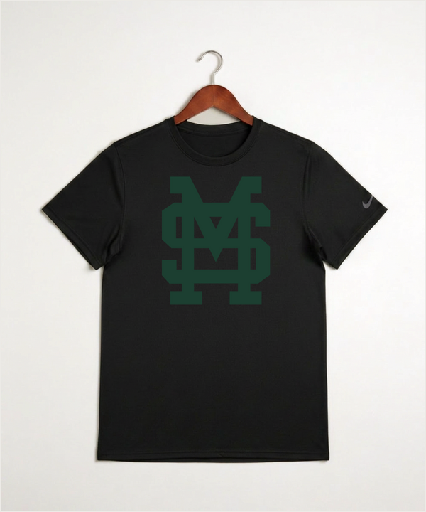 Sleepy Eye St. Mary's High School Athletics Coed - Black Nike Swoosh Sleeve rLegend Tee NKDX8730