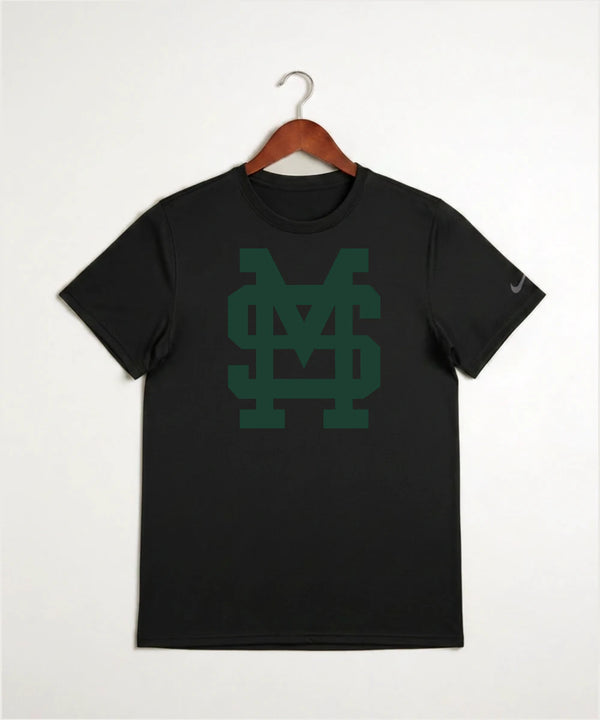 Sleepy Eye St. Mary's High School Athletics Coed - Black Nike Swoosh Sleeve rLegend Tee NKDX8730