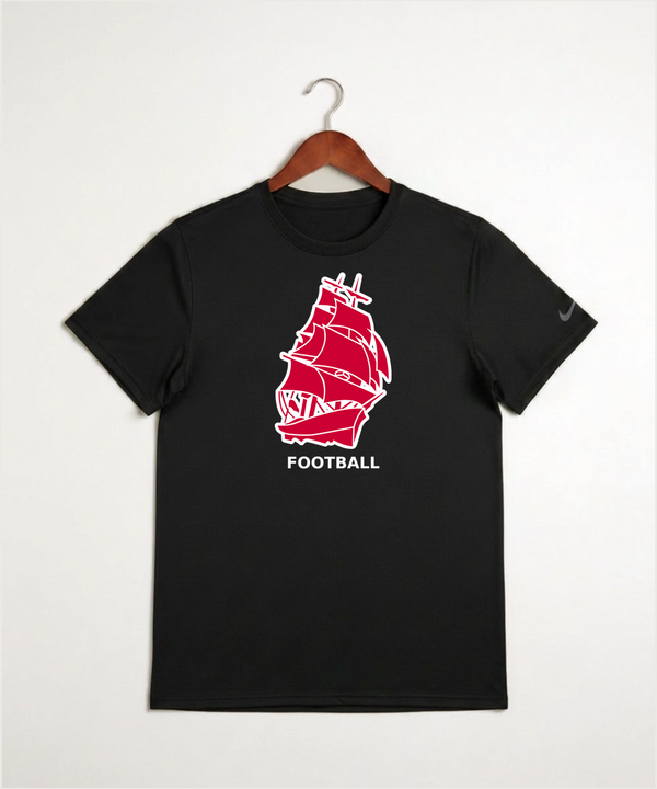 Amboy Football general - Black Nike Swoosh Sleeve rLegend Tee NKDX8730