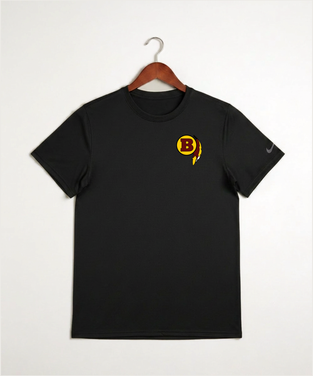 Benson High School Football (Boys) - Black Nike Swoosh Sleeve rLegend Tee NKDX8730